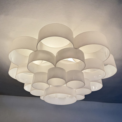 Mid - Century Design Ceiling Lamp Lucite Space Age, 1970s