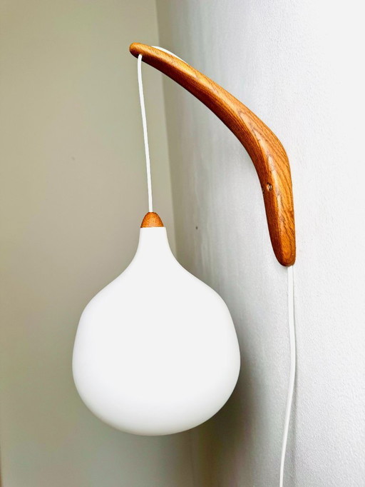 Wall lamp by Uno & Östen Kristiansson for Luxus, Sweden, 1960s