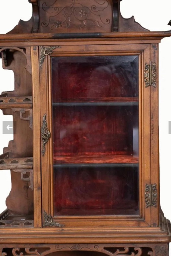 Display Bookcase attributed to Gabriel Viardot workshop Late 19th Century, Display cabinets, Wood, Glass (photo 4 of 5)