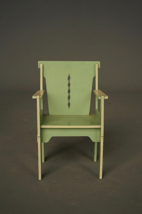 Image 1 of Mobili giocattolo per bambini della scuola dell'Aia in stile Art Déco, anni '30.