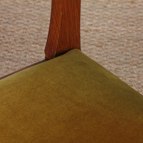 Image 1 of Set van 4 stoelen, Frans werk uit de jaren 1950.