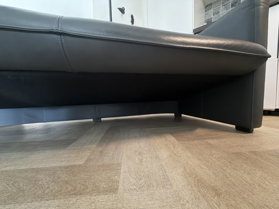 Image 1 of Leolux Fiabo 2-seater designer sofa - black leather
