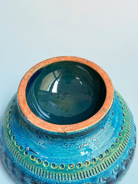 Image 1 of Candelabro Rimini Azul 735 - Cerámica - Bitossi - Aldo Londi