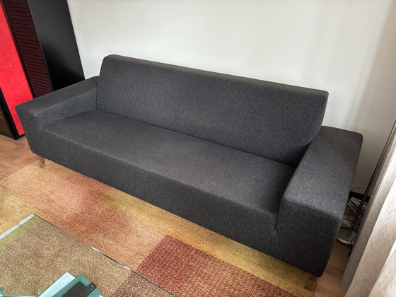 3-seater Gelderland sofa, type 6511, anthracite – 3-5 seaters, Wool (photo 3 of 5)