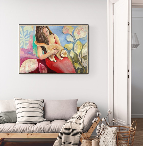 Image 1 of Mini dipinto acrilico su tela