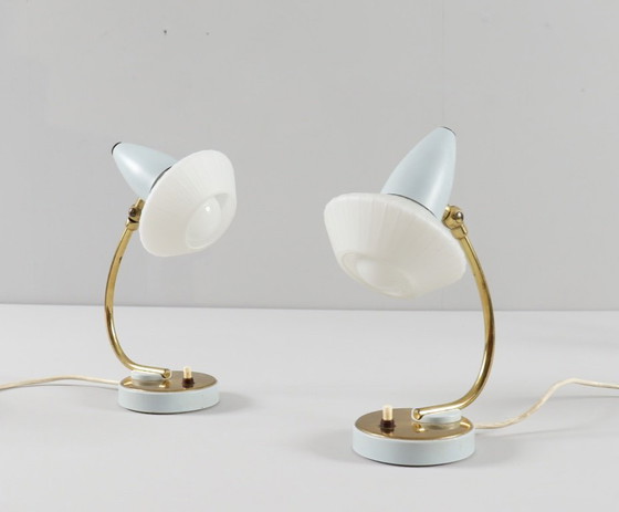 Image 1 of Mid Century Lampes de table/lampes à poser, France, années 1960