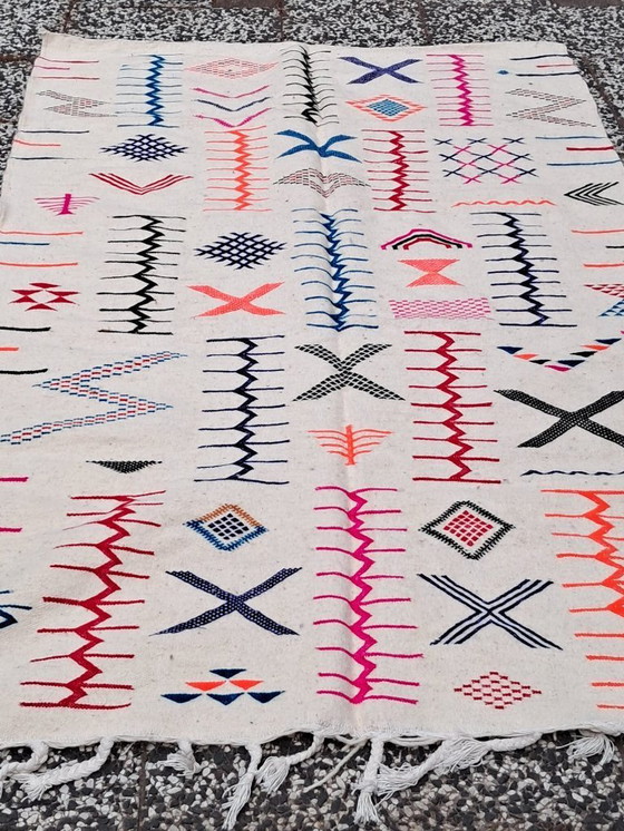 Image 1 of Handgeknoopt Berber kleed wol 233x138cm