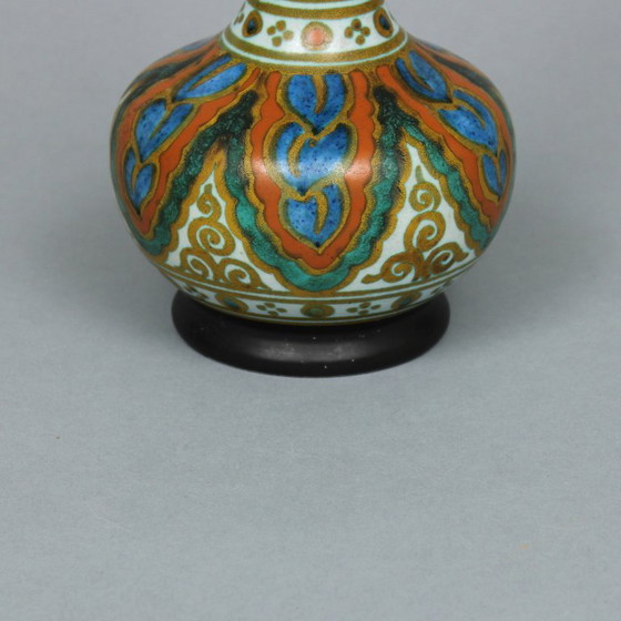 Image 1 of Gouda, South Holland - earthenware pipe vase - Collier decoration - 1920s