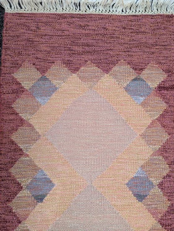 Image 1 of Small Swedish Röllakan Rug (2x)