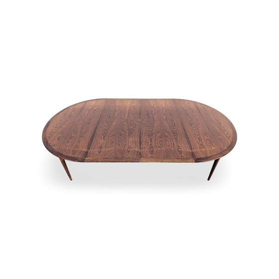 Arne Vodder uitschuifbare eettafel, mid-century stijl, Sibast palissanderhout – Wood, Vintage (photo 4 of 10)