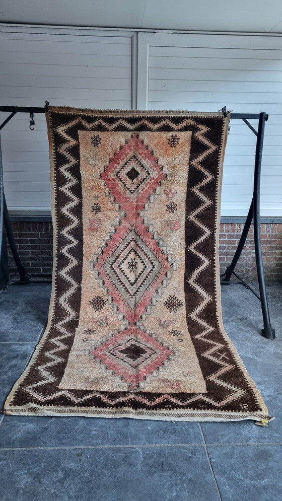 Image 1 of Vintage Berber carpet, Moroccan rug 140x285 cm