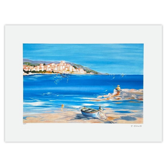 Anne-Marie Briante Signed Lithograph Le Pêcheur 1990 – Lithographs & prints, Paper (photo 2 of 5)