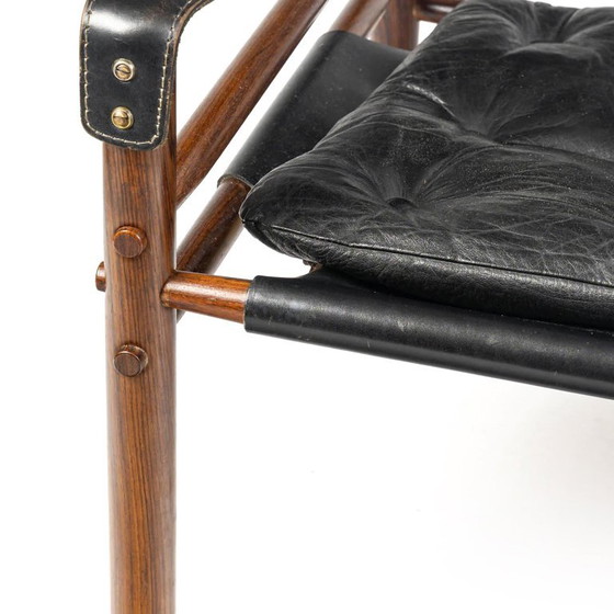 Poltrona Sirocco di Arne Norell, 1960 – Norell Möbel, Sedie e poltrone, Wood, Leather (photo 8 of 9)