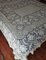 Vintage handgemaakte sprei van filetkant met bloemmotieven, Venetië, Italië, jaren 1950-1960 – slaaptoebehoren (photo 2 of 7)