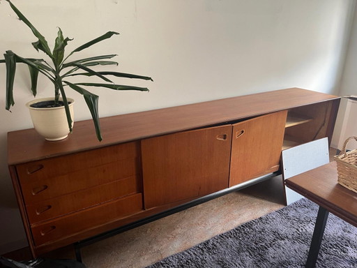 Credenza vintage in teak - anni '60 – dressoirs, Metal, Wood (photo 2 of 5)