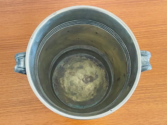 Image 1 of Art Deco Silver Plated Champagne Bucket by Argit, 1920s