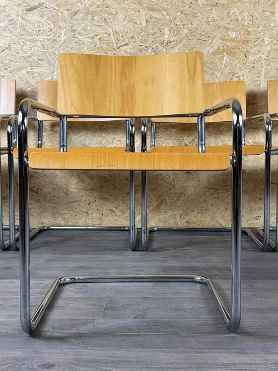 Image 1 of 5 sillas de los años 80, sillones voladizos, diseño Plurima Italia