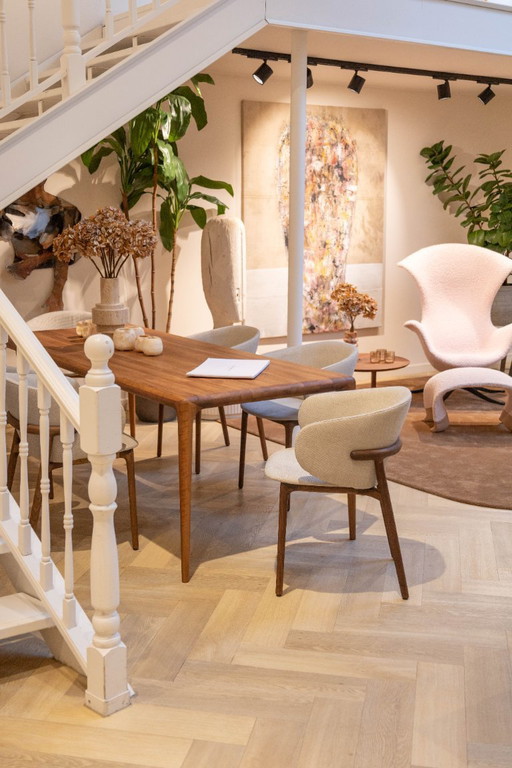 Sedie da pranzo Artisan Mela - Noce europeo