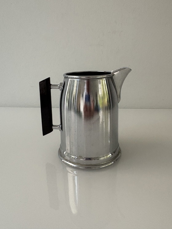 Servizio da Caffè Vintage, Art Déco, Marca Demeyere Della Linea Inaltérable (3 pezzi) – Stoviglie, Metal (photo 12 of 14)