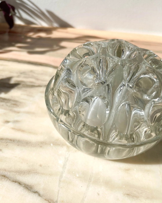Pique-fleurs Vintage en Verre No. 4 1/2 Made in France – Vases, Glass (photo 10 of 10)