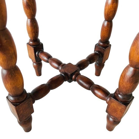 Image 1 of Mid-century Bobbin Legs side table wine table plant table 1960s