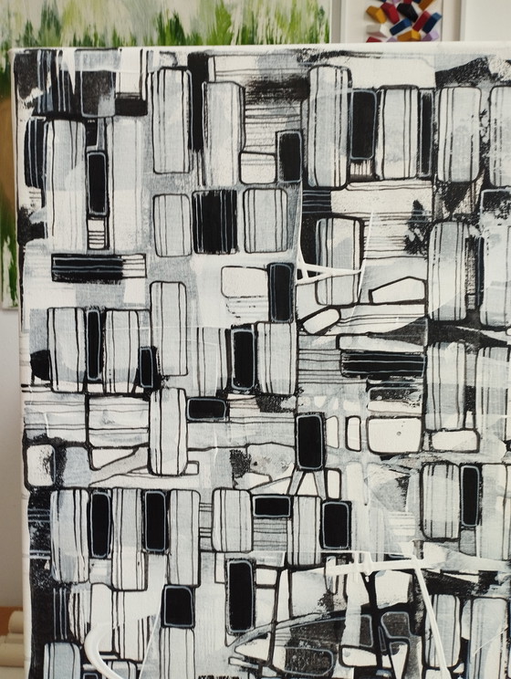 Image 1 of Composición abstracta XXL de Natia Antadze