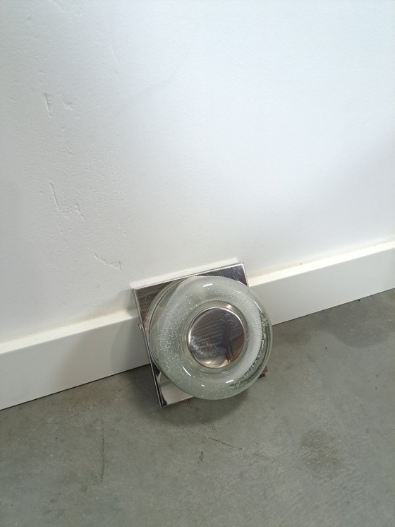 Image 1 of Applique murale en verre bullé design Glashütte Limburg, n° 2