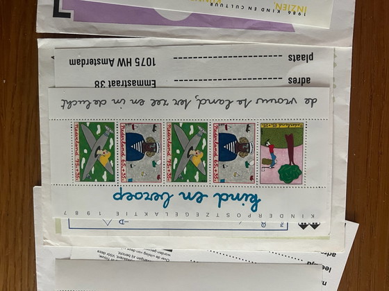 Francobolli per bambini 1986-2024, quasi tutti 2 fogli all'anno, Litografie e stampe, Carta, Multicolore (foto 2 di 15)