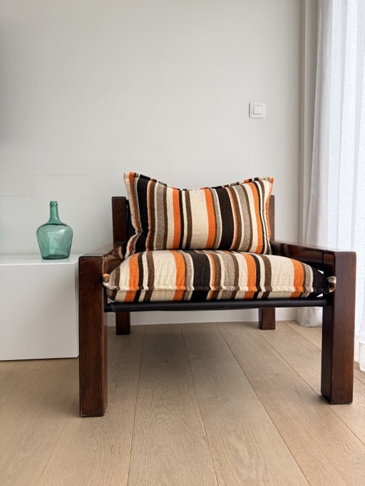 Max Papiri Fauteuil – Wood, Cotton