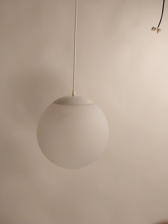 Image 1 of 1 x Hala Zeist bollamp wit 1970's 