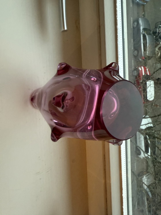 Image 1 of Jarrón de vidrio, diseñado por Miroslav Klinger, Zelezny Brod Sklo, Checoslovaquia 1960