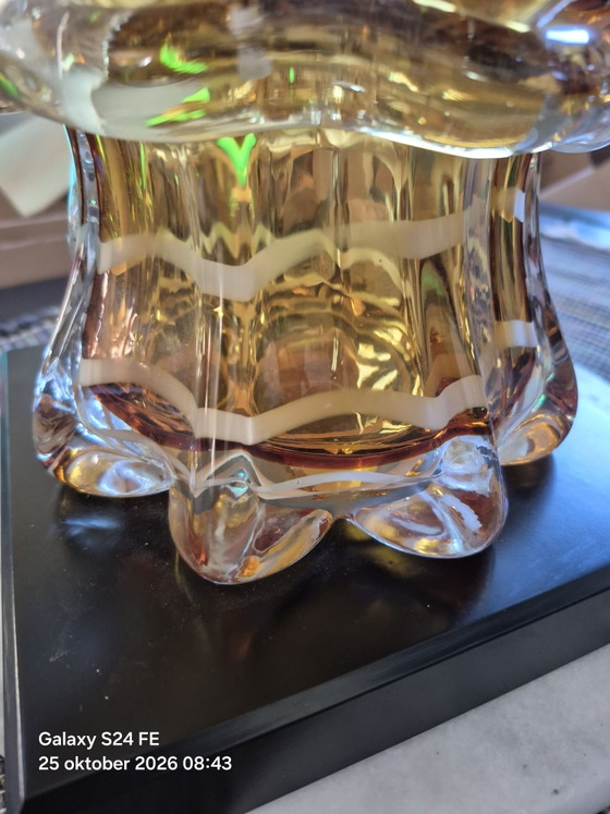 Massive Egermann, Schalen, Glas, Holz, Braun (Foto 3 von 6)