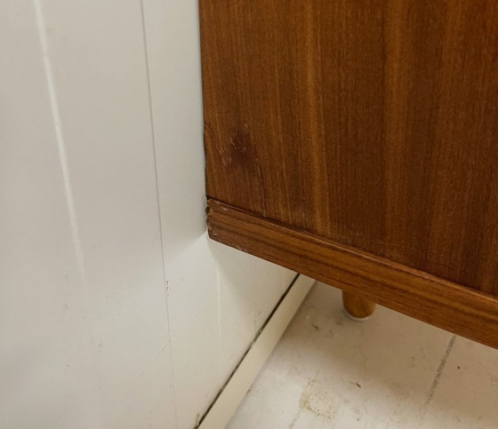 Image 1 of Vintage midcentury sixties wardrobe, detachable hanging and shelving.