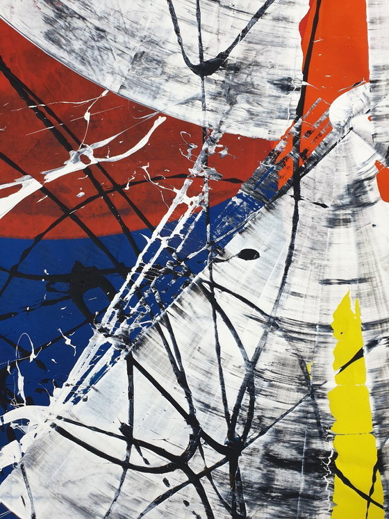 Image 1 of Jürgen Angeler - Red Flower - 215 x 150 cm