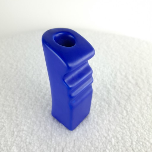 Vintage Asa kandelaar Memphis Milano design jaren 80 blauw