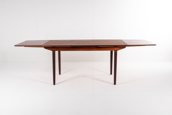 Image 1 of Table de salle à manger extensible en palissandre Harry Østergaard, années 1960