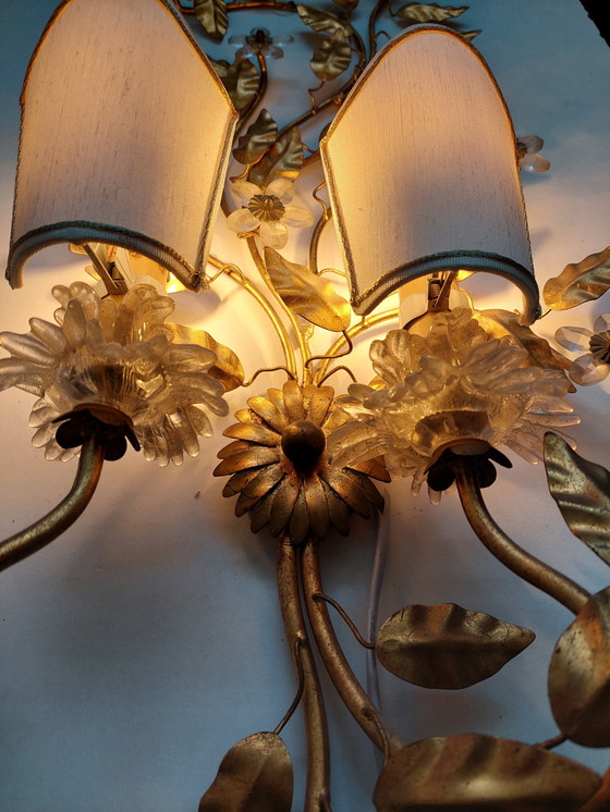 Image 1 of Banci Firenze Italiaanse wandlamp met Murano glas