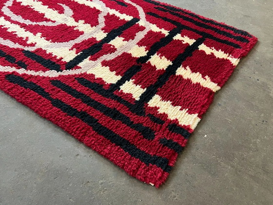 Image 1 of 60er 70er Jahre Läufer Teppich Carpet Rug Space Age Dänemark Danish Design