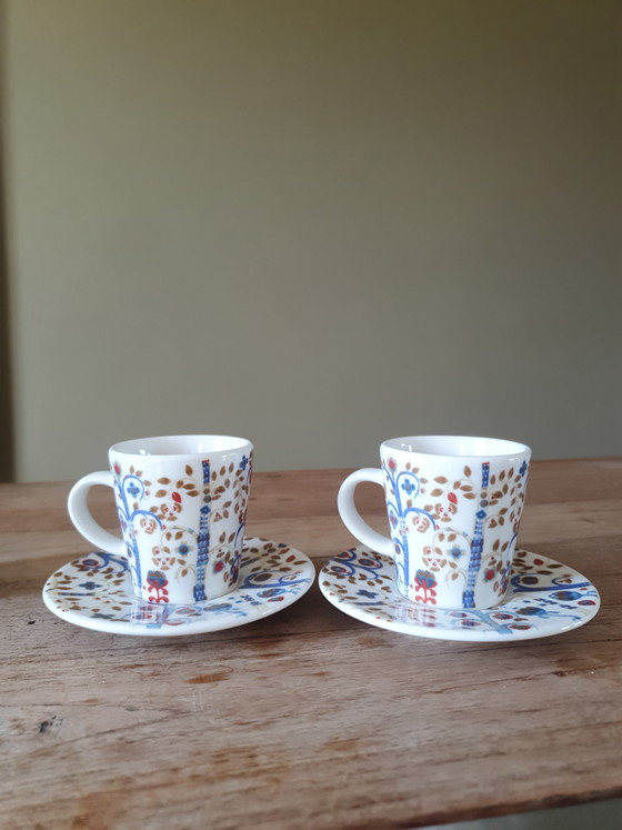 Image 1 of 5 tazas de espresso Iittala Taika + 8 platillos para café