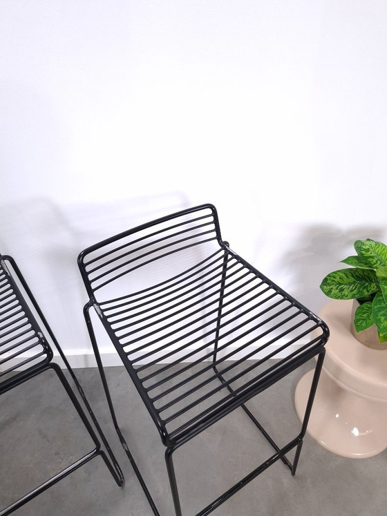 Set of 4 x Black HAY Barstool, Hee Welling – Metal (photo 12 of 18)