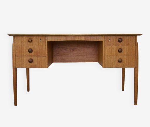 Bureau de direction vintage en teck danois, 1964