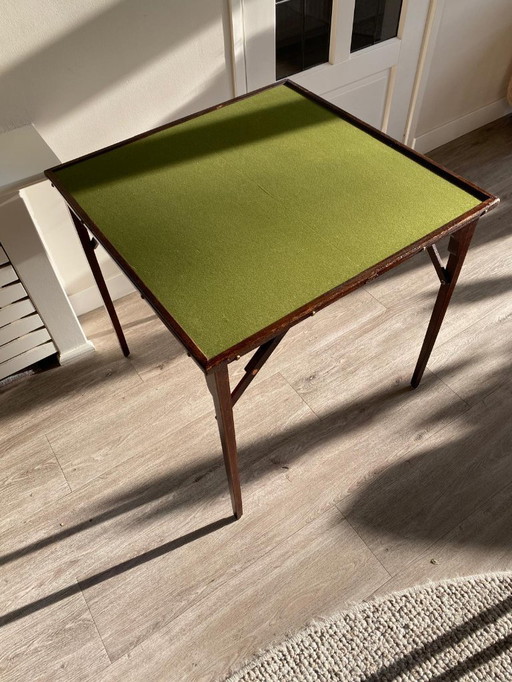 Antique card table