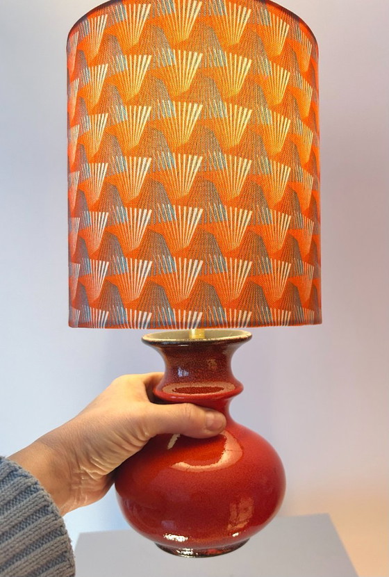 Image 1 of Pop Art vintage table lamp - upcycled from a Steuler vase by Cari Zalloni