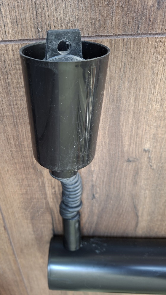 Original Massive Black Tube Lamp from the 70s/80s – Pendant lamps, Metal, Plastic (photo 5 of 7)
