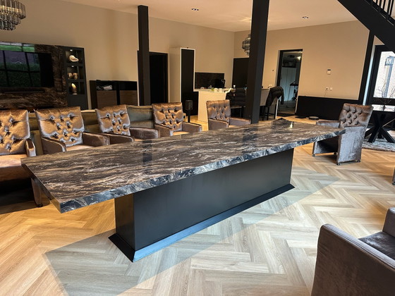 Set da pranzo di lusso Driehoek Meubelen: XL
Tavolo + 10 sedie capitonné, Legno, Marrone (foto 8 di 15)