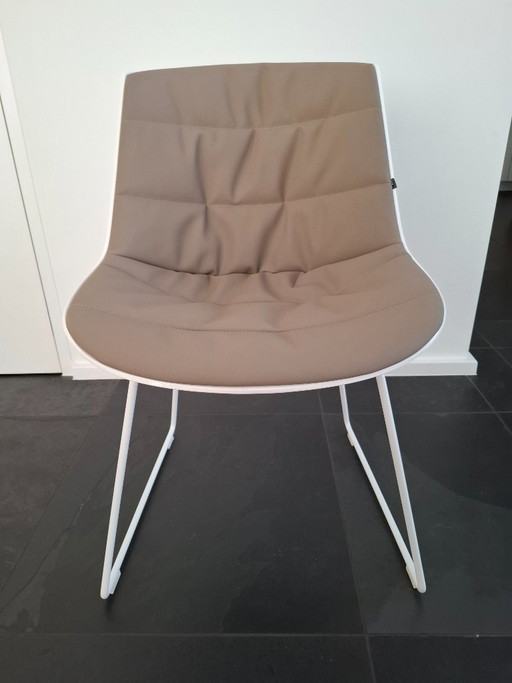 MDF Italia Flow Chair Piètement luge 8 Pièces