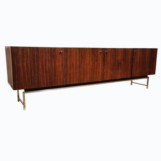 Credenza extra large super elegante in palissandro VDJ-245 Fristho Franeker, 1960 – Credenze, Chrome, Wood (photo 4 of 15)
