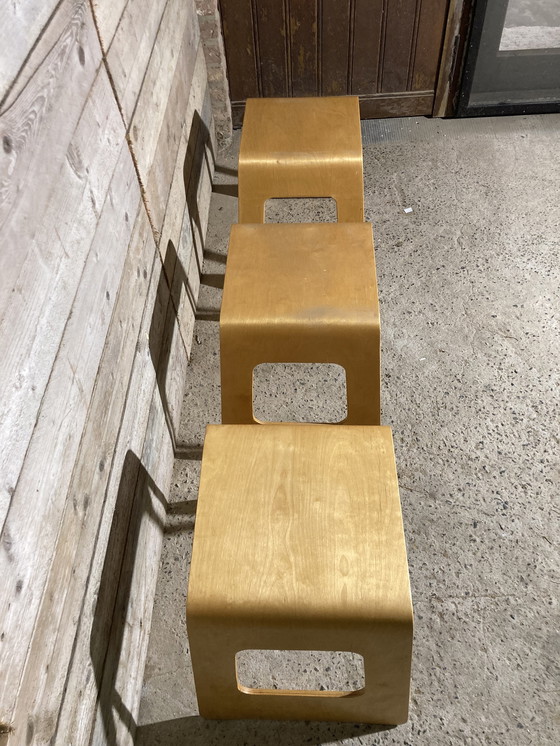 Image 1 of 3x vintage Lisa Norinder stools