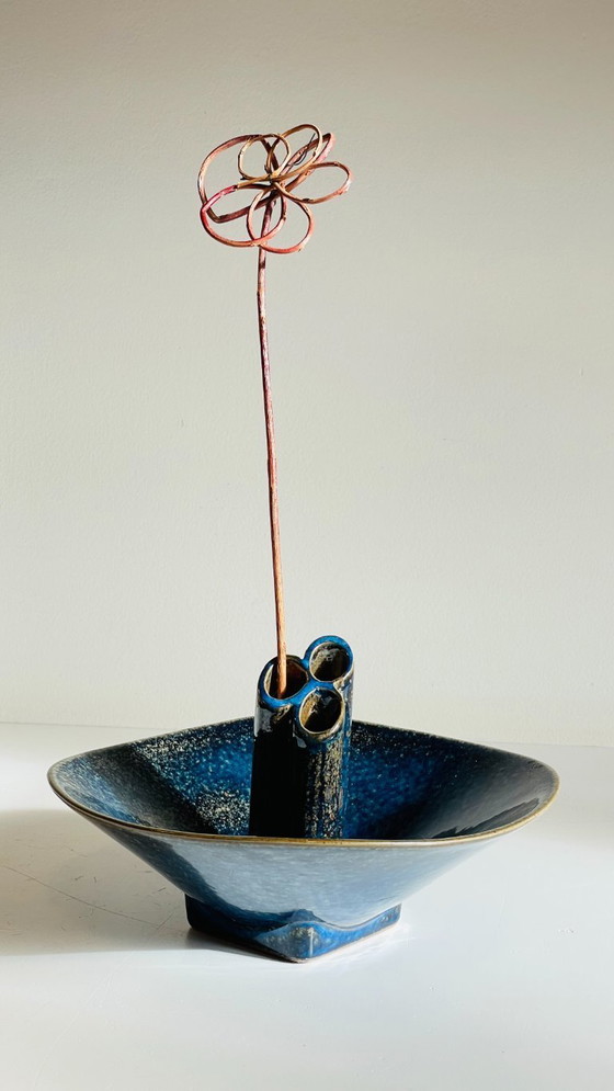 Image 1 of Vaso in ceramica geometrica vintage