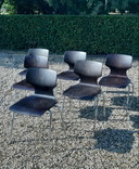 Set of Flötotto Pagholz dining chairs rosewood